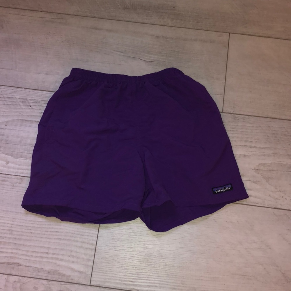 Purple patagonia shorts